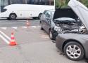 Poranny wypadek w Tarnowie. Dwa samochody zderzyły się na skrzyżowaniu ulic Nowodąbrowskiej z Komunalną