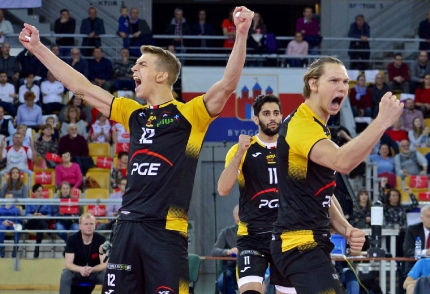 PGE Skra Bełchatów bez straty seta wygrywa w Bydgoszczy z BKS Visłą