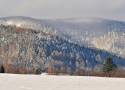 Przepiękna zima w Bieszczadach. Pokryte śniegiem góry i lasy prezentują się okazale [ZDJĘCIA]