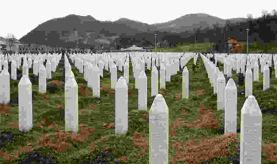 Cmentarz ofiar masakry w Srebrenicy