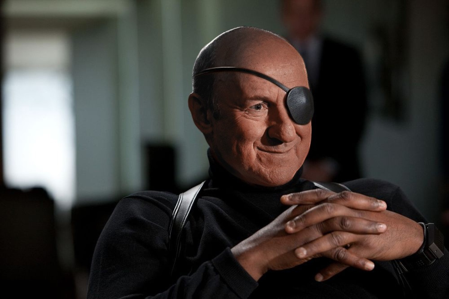 Nick Fury - Piotr FronczewskiNick Fury, pierwotnie agent CIA, wkracza w świat Avengersów trochę przypadkiem
