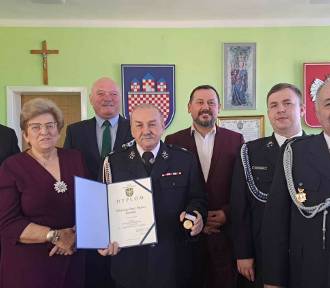 OSP w Kotowicach otrzymało Złotą Odznakę Honorową za Zasługi dla Woj. Śląskiego