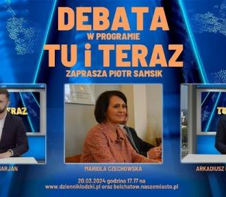 Debata kandydatów na prezydenta Bełchatowa w programie Tu i Teraz