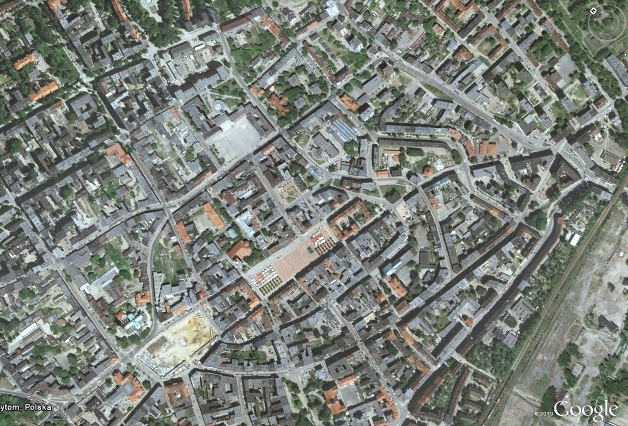 Bytom na Googole Earth jeszcze nie jest w 3D