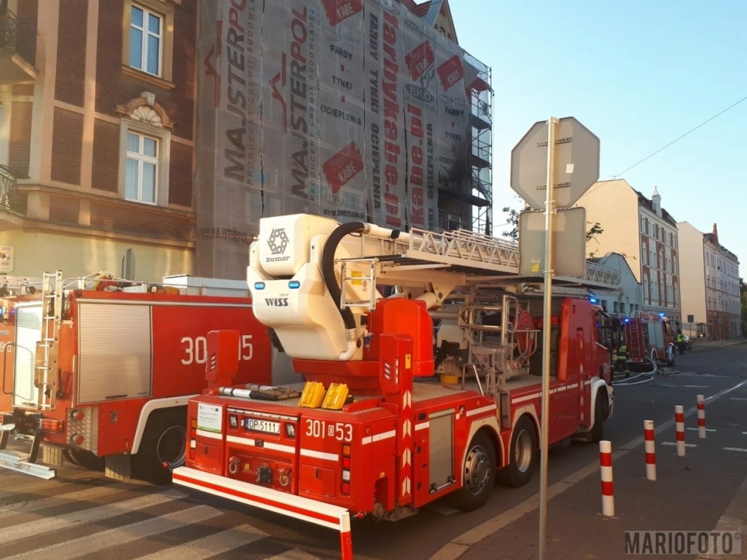 Pożar w kamienicy przy ul