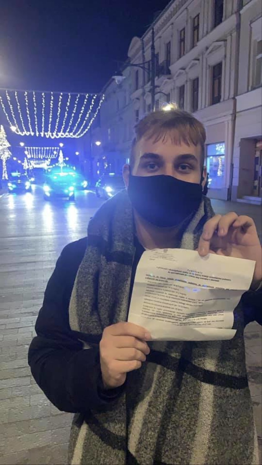 Mieszkaniec naszego regionu kontra łódzka policja na strajku kobiet