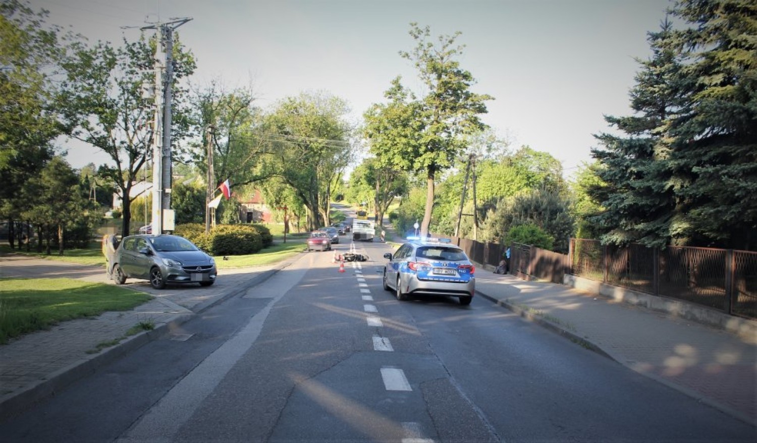 Mikołów: Kolizja z udziałem 38-letniej motorowerzystki