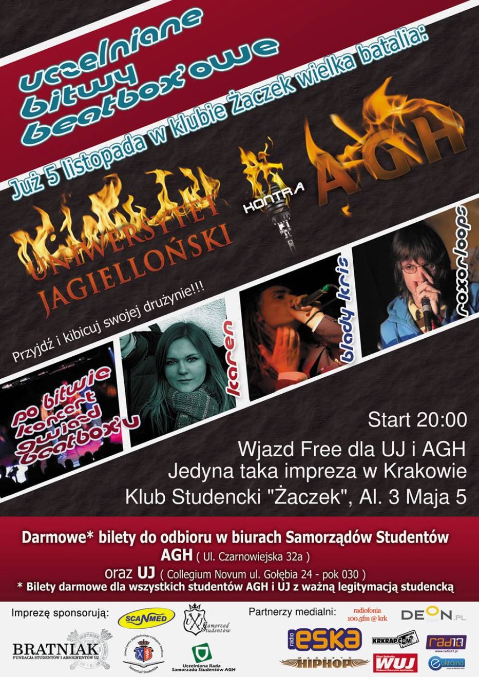 BeatBox w Krakowie, Żaczek, godz