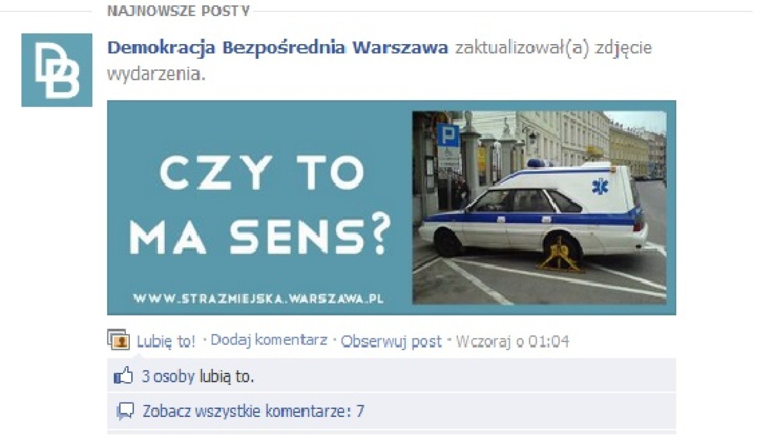 Chcą referendum w sprawie likwidacji straży miejskiej