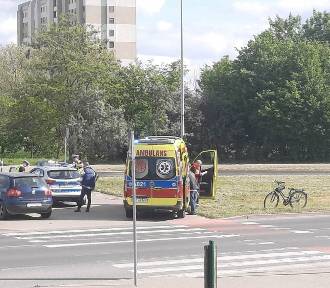 Potrącenie rowerzystki w Gorzowie. Kobieta trafiła do szpitala