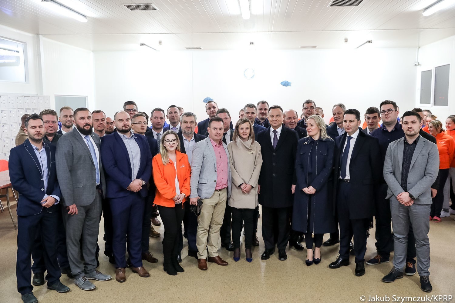 W środę do bielskiego Suempolu z krótką wizytą przyjechała para prezydencka