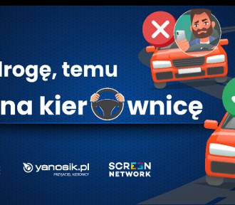Kierowco - ręce na kierownicę. Nie trzymaj w nich komórki, bo słono za to zapłacisz!