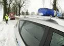 Zderzenie w Klukowej Hucie - policjanci apelują, by uważać na zaśnieżonych drogach