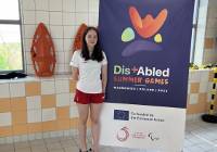 Alicja Piec ze złotem Europejskich Letnich Igrzysk Osób Niepełnosprawnych