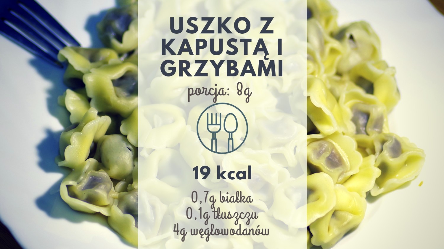Uszko z kapustą i grzybami