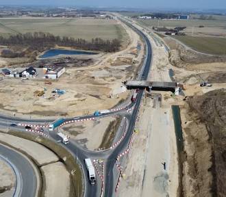 Budowa S5 pod Bydgoszczą. Zobacz zdjęcia i nagranie z drona z placu budowy