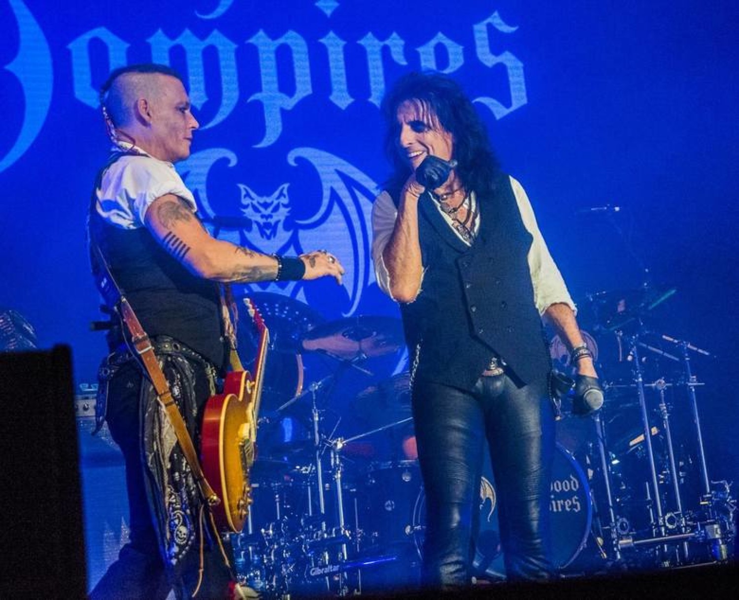 Johnny Depp z Hollywood Vampires