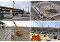 Budowa stadionu w Opolu. Zakończono montaż betonowych elementów trybun [ZDJĘCIA]