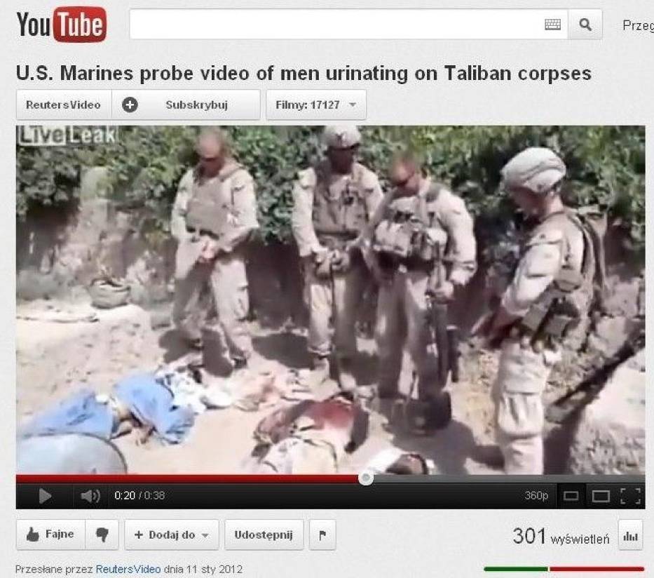 Kadr z filmu na Youtube