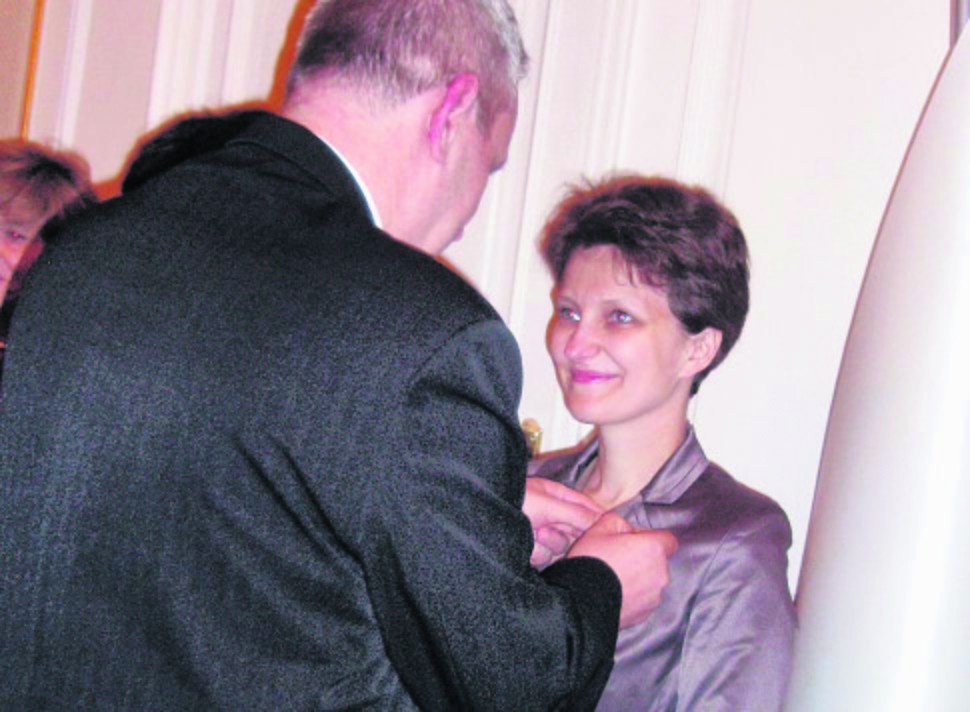 Medalem uhonorowano z Annę Ulanowską-Węglarz ze SP w Łapanowie