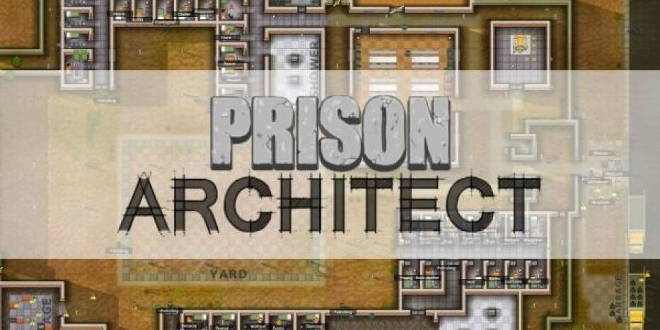 Grafika nawiązująca do produkcji "Prison Architect"