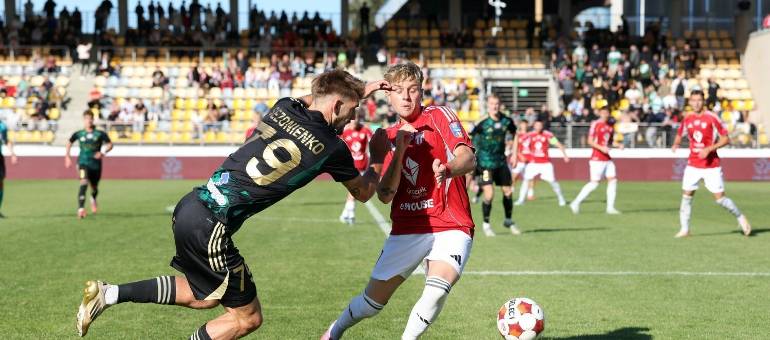 Lechia Gdańsk wygrała z Pogonią Grodzisk Mazowiecki i awansowała w Pucharze Polski! Zwycięskiego gola strzelił Aleksandar Cirković