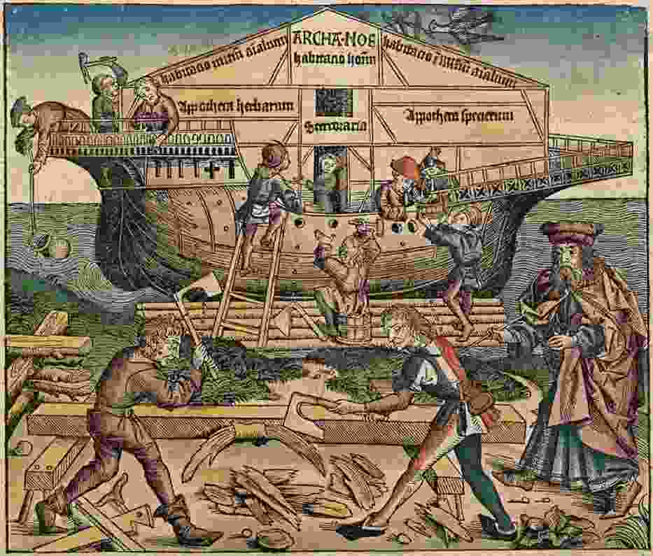 Budowa Arki, Kronika norymberska (1493 r)