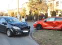 Groźny wypadek w Miasteczku Śląskim. Ranna 33-latka zabrana do szpitala. Drugi kierowca prowadził bez uprawnień