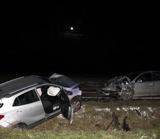 Wypadek w Żabienku pod Mogilnem. Sześć osób trafiło do szpitala [zdjęcia]