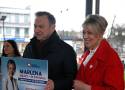 Poseł Lewicy popiera Marlenę Wężyk-Głowacką, kandydatkę na urząd prezydenta Piotrkowa Trybunalskiego ZDJĘCIA 