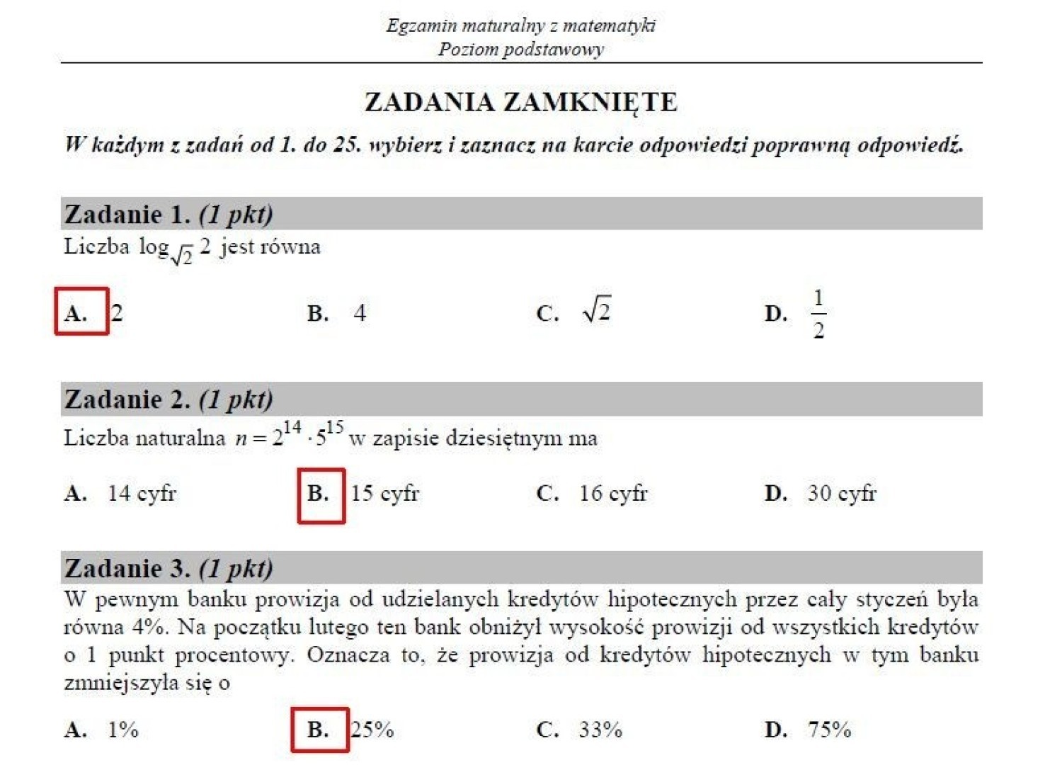 MATURA 2019 MATEMATYKA ODPOWIEDZI NOWA FORMUŁA. Matura z matematyki - poziom podstawowy 7.05.2019 - arkusz CKE, zadania, rozwiązania
