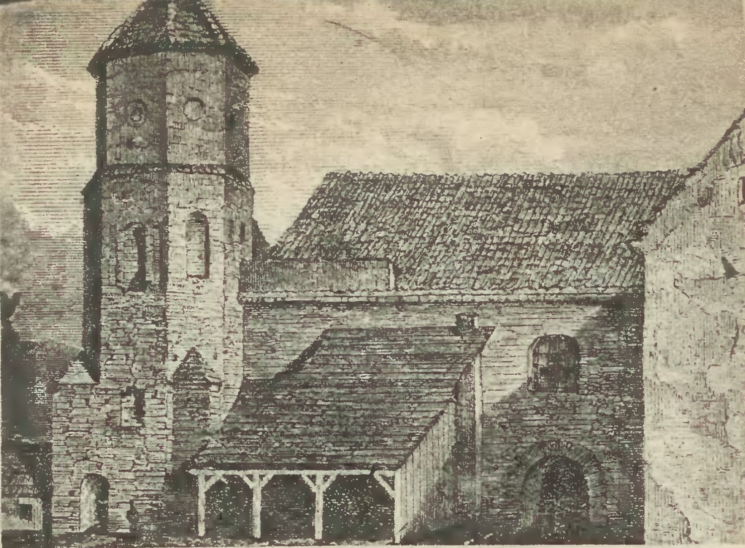 Szkic kościoła św
