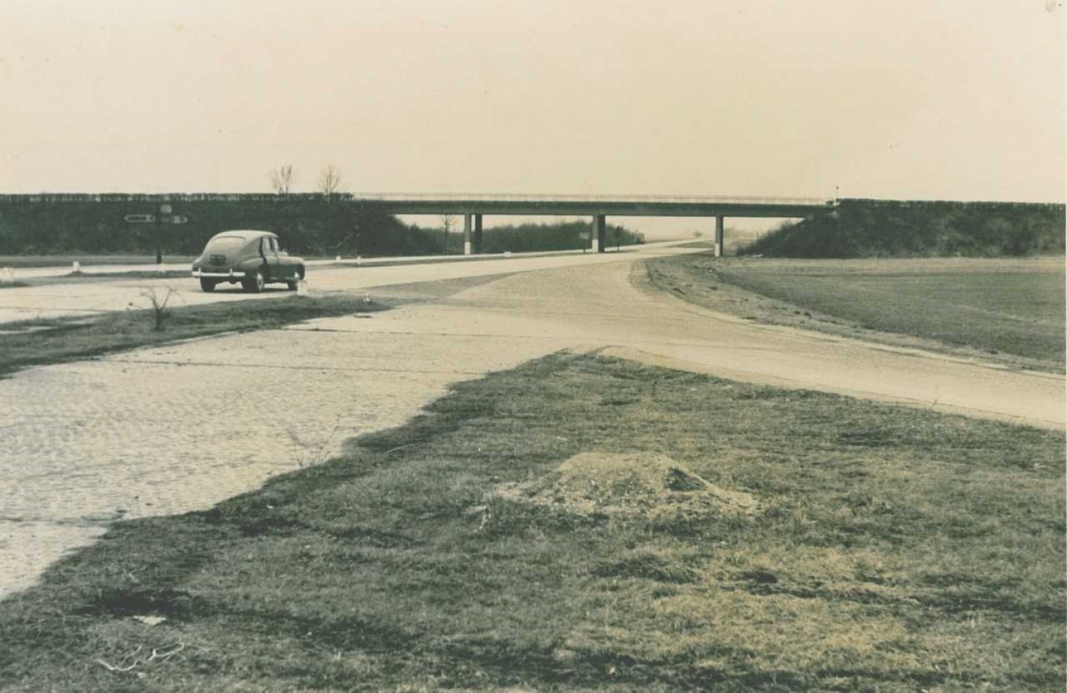 Tak wyglądał opolski odcinek autostrady A4, zbudowany jeszcze "za Niemca"