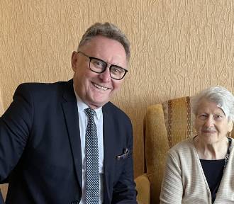 100. urodziny mieszkanki gminy Śrem, pani Heleny Szymanowskiej