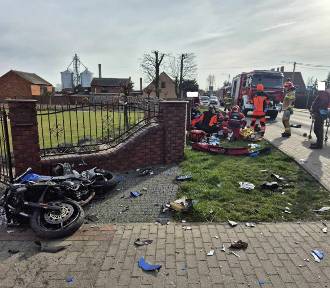 Tragiczny finał wypadku w Prokopowie. Nie żyje 25-letni motocyklista