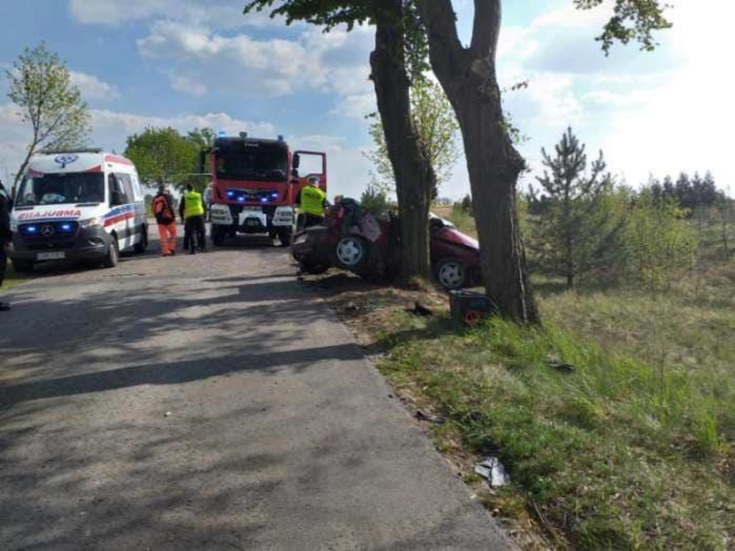 Do tragicznego wypadku doszło dziś, 8 maja przed g