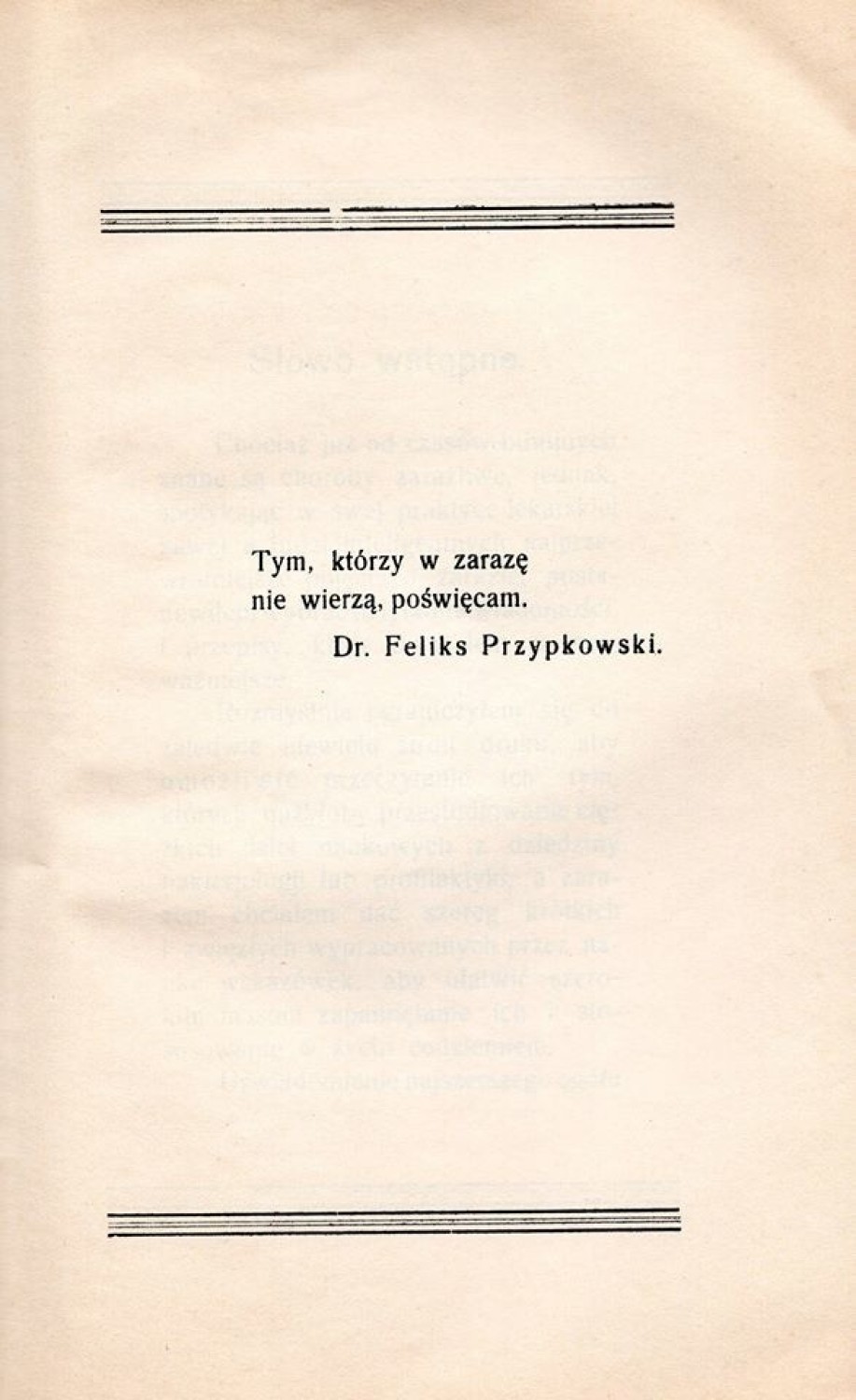 Broszura pod tytułem "Przeciw zarazie