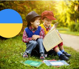 Książki i bajki dla dzieci z Ukrainy przebywające w Jarosławiu