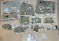 Marihuana, kokaina i kryształ 2-CB. Bydgoscy policjanci przejęli 4 kg narkotyków