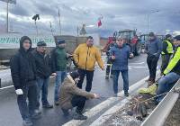 Protest rolników na Dolnym Śląsku. W Sadach Górnych blokowali rondo