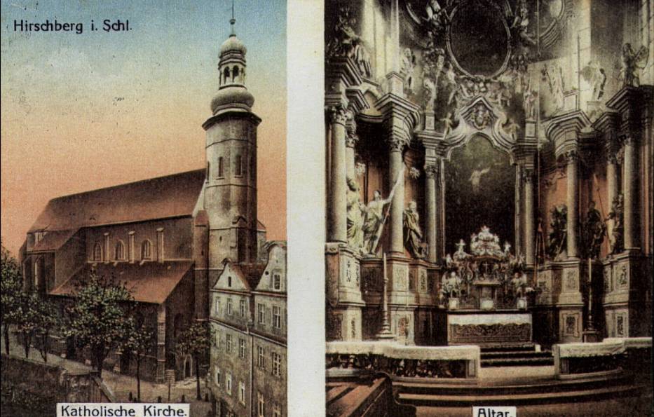 Podróż w czasie: Bazylika św. Erazma i św. Pankracego w Jeleniej Górze kiedyś i dziś