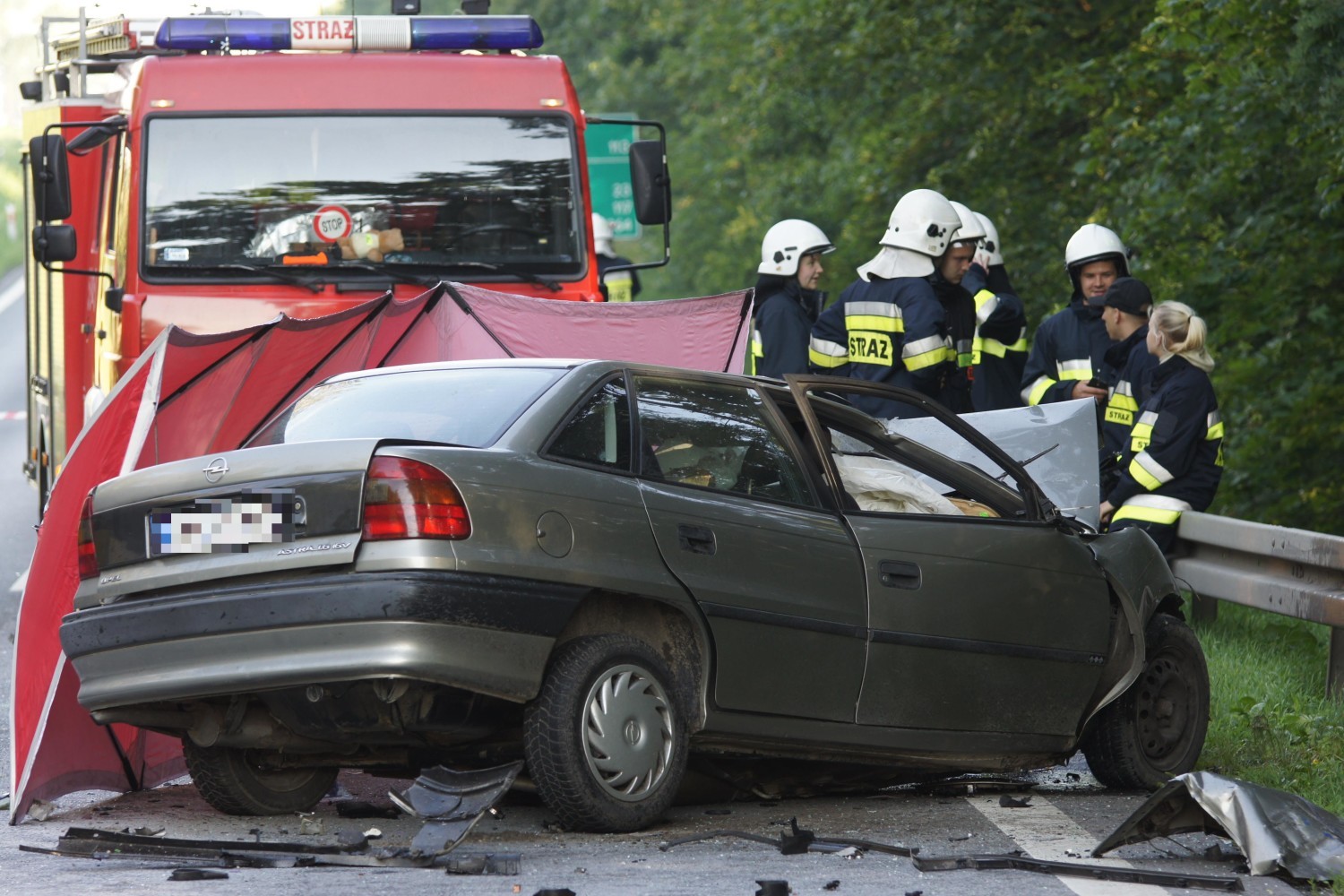 Śmiertelny wypadek w Kościelnej Wsi na przedmieściach Kalisza