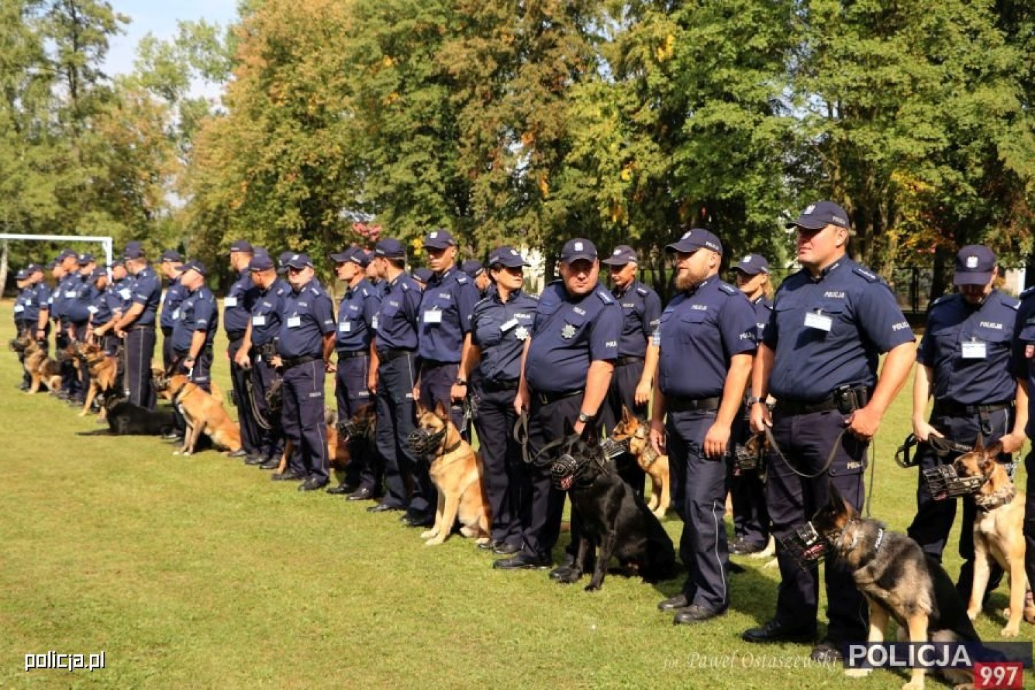 Kaliska policjantka sier. szt. Patrycja Wojtas na najwyższym podium XVIII Kynologicznych Mistrzostw Policji
