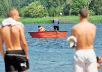 Mężczyzna utonął w jeziorze Bugaj w Piotrkowie ZDJĘCIA