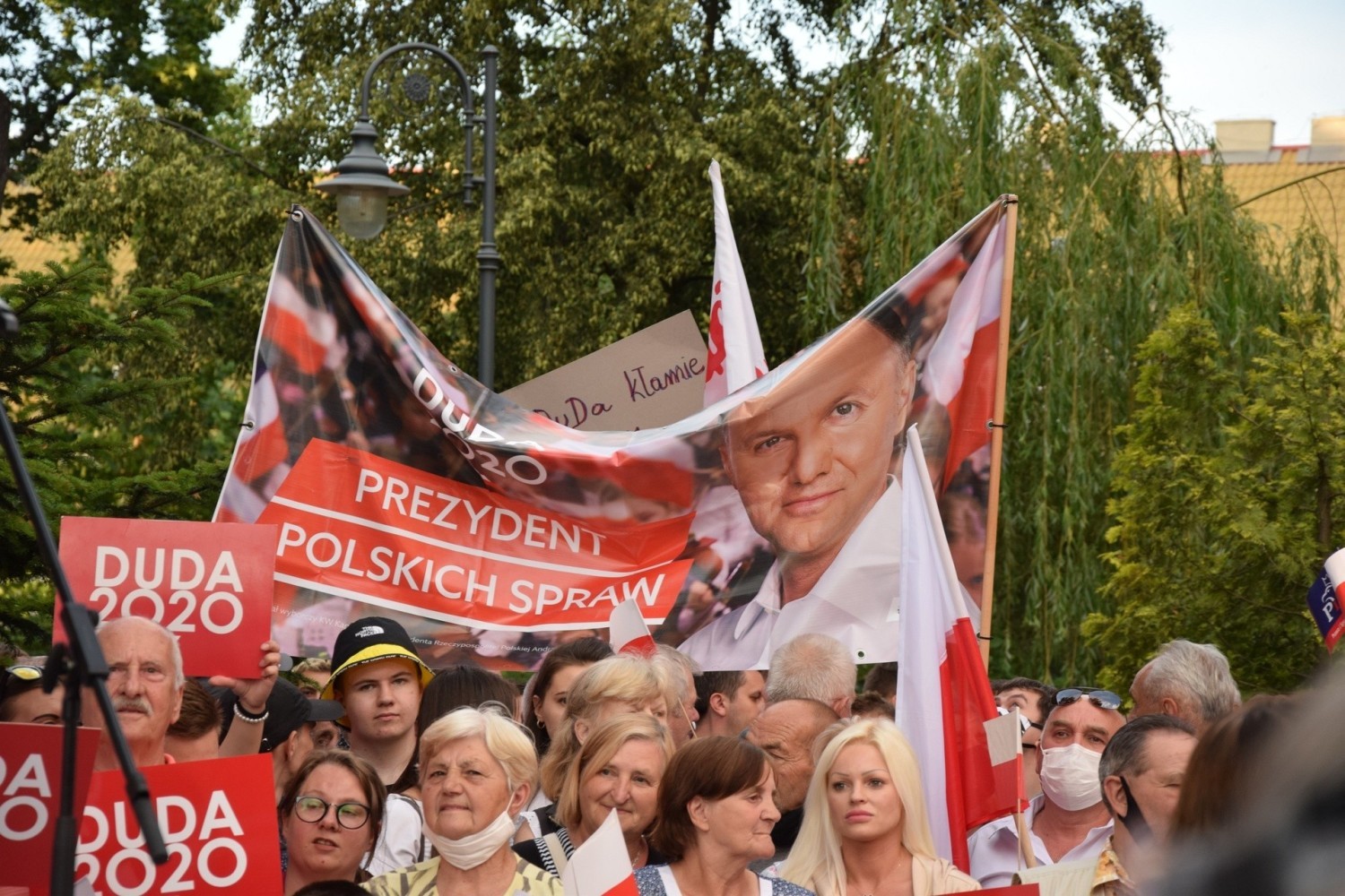 Wizyta Andrzeja Dudy, walczącego o reelekcję prezydenta, 2 lipca 2020 r