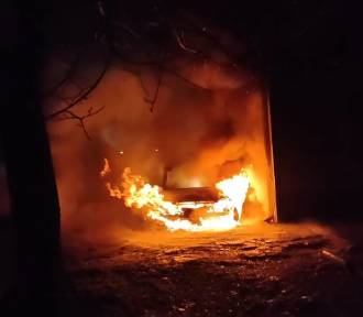 Ktoś podpalił samochód radnego i dyrektora Miejskiego Domu Kultury w Zgorzelcu