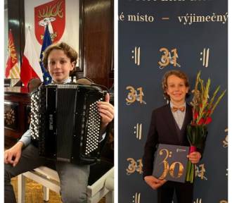 Młody akordeonista z Lublina zachwycił jurorów w Mam talent