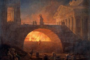 Który z cesarzy jest podejrzewany o podpalenie Rzymu?